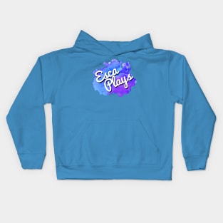 Purple/Blue Watercolor Kids Hoodie